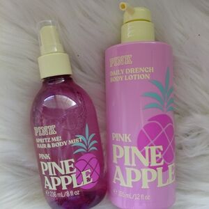 PINK Victoria's Secret Pink Pineapple Body Mist & Lotion